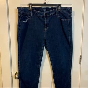 A.N.A. dark wash denim jeggings / skinny jeans plus sz 20W